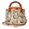 GUCCI DIANA MINI PYTHON TOTE BAG  ‎655661 LU3ZT 9561 （20*16*10cm）