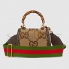 GUCCI BAMBOO 1947 JUMBO GG MINI BAG ‎686864 UQLBT 2570（17*12*7.5cm）