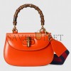 GUCCI BAMBOO 1947 SMALL TOP HANDLE BAG 675797 10ODT 7768 (21*15*7cm)