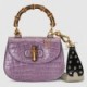 GUCCI BAMBOO 1947 CROCODILE MINI BAG ‎686858 E1KIT 5366 （17*12*7.5cm）