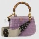 GUCCI BAMBOO 1947 CROCODILE MINI BAG ‎686858 E1KIT 5366 （17*12*7.5cm）