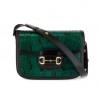 GUCCI ONLINE EXCLUSIVE GUCCI HORSEBIT 1955 PYTHON SHOULDER BAG  ‎602204 LU3RG 3189  (25*18*8cm)