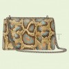 GUCCI DIONYSUS SMALL PYTHON SHOULDER BAG 400249 E12CP 8353 (28*18*9cm)