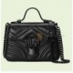 GUCCI GG MARMONT MINI TOP HANDLE BAG 702563 DTDFV 1000 (21*15.5*8cm)