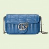 GUCCI GG MARMONT SUPER MINI BAG 476433 DTD5F 4340 (16.5*9.5*4.5cm)