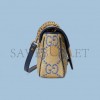 GUCCI GG MARMONT MATELASSÉ SHOULDER BAG 443497 UWBKT 8925 （26*15*7cm）