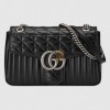 GUCCI GG MARMONT MEDIUM SHOULDER BAG 443496 UM8AN 1000 （31*19*7cm）