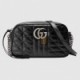 GUCCI GG MARMONT SMALL SHOULDER BAG  ‎447632 UM8BN 1000 （24*13*7cm）