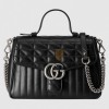 GUCCI GG MARMONT SMALL TOP HANDLE BAG 498110 （27*19*10.5cm）