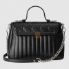 GUCCI GG MARMONT SMALL TOP HANDLE BAG 498110 （27*19*10.5cm）