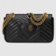 GUCCI GG MARMONT SMALL MATELASSÉ SHOULDER BAG 443497 DTDIT 1000 （26*15*7cm）