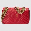 GUCCI GG MARMONT MATELASSÉ MINI BAG ‎446744 DTDIT 6433  (22*13*6cm)