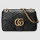 GUCCI GG MARMONT MEDIUM MATELASSÉ SHOULDER BAG 443496 DTDIT 1000 （31*19*7cm）