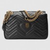 GUCCI GG MARMONT MEDIUM MATELASSÉ SHOULDER BAG 443496 DTDIT 1000 （31*19*7cm）