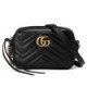 GUCCI GG MARMONT MATELASSÉ MINI BAG 448065 DTD1T 1000 （18*12*6cm）