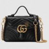 GUCCI GG MARMONT MINI TOP HANDLE BAG 547260 DTDIT 1000 (21*15*8cm)