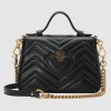 GUCCI GG MARMONT MINI TOP HANDLE BAG 547260 DTDIT 1000 (21*15*8cm)