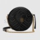 GUCCI GG MARMONT MINI ROUND SHOULDER BAG 550154 0OLET 1000 (18.5*18.5*6.5cm)