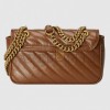 GUCCI GG MARMONT MINI MATELASSÉ SHOULDER BAG 446744 0OLFT 2535 (22*14*6cm)