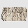 GUCCI GG MARMONT SMALL PYTHON SHOULDER BAG‎443497 L4O7N 9535 (26*15*7cm)