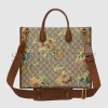 GUCCI MEDIUM TOTE WITH CARNATION PRINT ‎674148 UH9BT 8308（37.5*33*15.5cm）