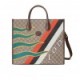 GUCCI MEDIUM TOTE WITH GEOMETRIC PRINT 674148 UQHHG 8678 （37.5*33*15.5cm）