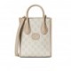 GUCCI MINI TOTE BAG WITH INTERLOCKING&G  671623 UULBT 9683 (20*16*7cm）