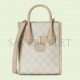 GUCCI MINI TOTE BAG WITH INTERLOCKING&G  671623 UULBT 9683 (20*16*7cm）