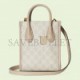 GUCCI MINI TOTE BAG WITH INTERLOCKING&G  671623 UULBT 9683 (20*16*7cm）