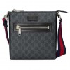 GUCCI GG BLACK SMALL MESSENGER BAG 523599 K5RLN 1095 (23.5*21*4.5cm)