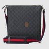 GUCCI GG BLACK SMALL MESSENGER BAG 523599 K5RLN 1095 (23.5*21*4.5cm)