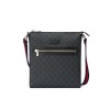 GUCCI GG BLACK MESSENGER 474137 K5RLN 1095  (28.5*27*5cm)