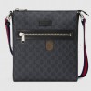 GUCCI GG BLACK MESSENGER 474137 K5RLN 1095  (28.5*27*5cm)