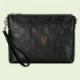 GUCCI GG EMBOSSED MEDIUM MESSENGER BAG ‎696009 1W3CN 1000 (31*24.5*5cm)