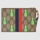 GUCCI PINEAPPLE POUCH  ‎673248 URMBT 8366 (30.5*21*5cm)