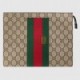 GUCCI GG SUPREME WEB POUCH  ‎475316 KHN4N 9791 （26*20*6cm）