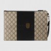 GUCCI GG SUPREME POUCH  495017 KGDHN 9769 （30.5*21*1.5cm）