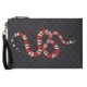 GUCCI BESTIARY POUCH WITH KINGSNAKE 474137 G0KAN 8992 (30*20*1.5cm)