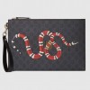 GUCCI BESTIARY POUCH WITH KINGSNAKE 474137 G0KAN 8992 (30*20*1.5cm)