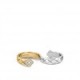 CHANEL COCO CRUSH TWO-FINGER RING - REF. J11655