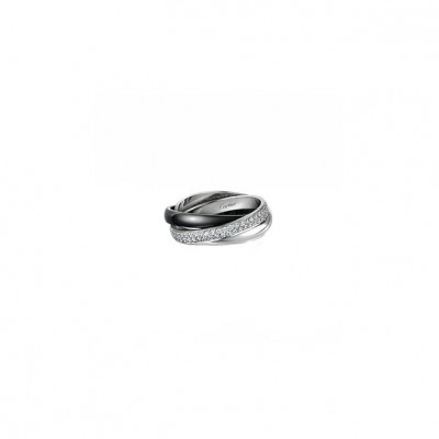 CARTIER TRINITY RING, CERAMIC, SM B4095500