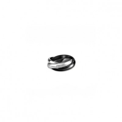 CARTIER TRINITY RING, CLASSIC CERAMIC B4095600