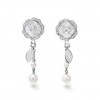 CHANEL BOUTON DE CAMÉLIA TRANSFORMABLE EARRINGS - REF. J10826