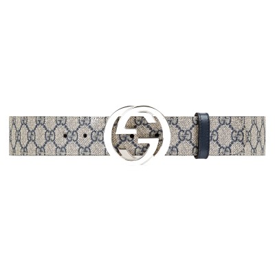 GUCCI SUPREME BELT WITH G BUCKLE 411924 KGDHN 4075