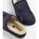 CHANEL MULES 		CALFSKIN & SUEDE CALFSKIN			NAVY BLUE & BLACK G38648 Y56034 K4741