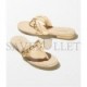 CHANEL SANDALS 		LAMBSKIN & METAL			BEIGE G38210 X56564 0N719