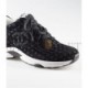 CHANEL SNEAKERS 		PRINTED SUEDE CALFSKIN			BLACK G39230 X56653 94305