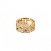 CARTIER MAILLON PANTHÈRE RING, 3 HALF DIAMOND-PAVED ROWS  B4127100