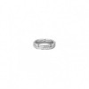 CARTIER MAILLON PANTHÈRE THIN WEDDING BAND, 2 HALF DIAMOND-PAVED ROWS B4098900