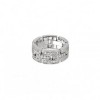 CARTIER MAILLON PANTHÈRE RING, 3 HALF DIAMOND-PAVED ROWS B4127200